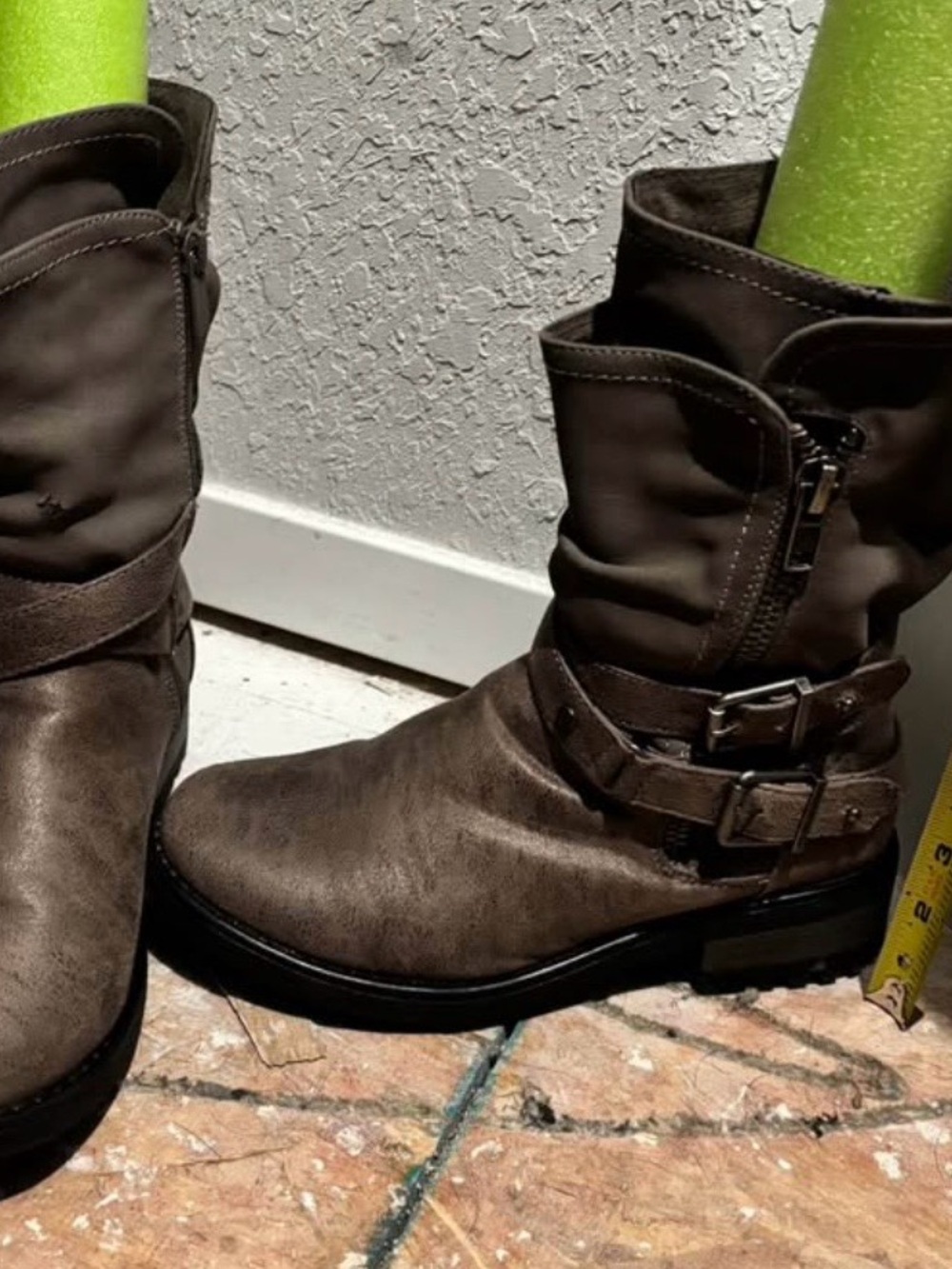 Torrid Wide-Calf Moto Boots, Size 7.5w